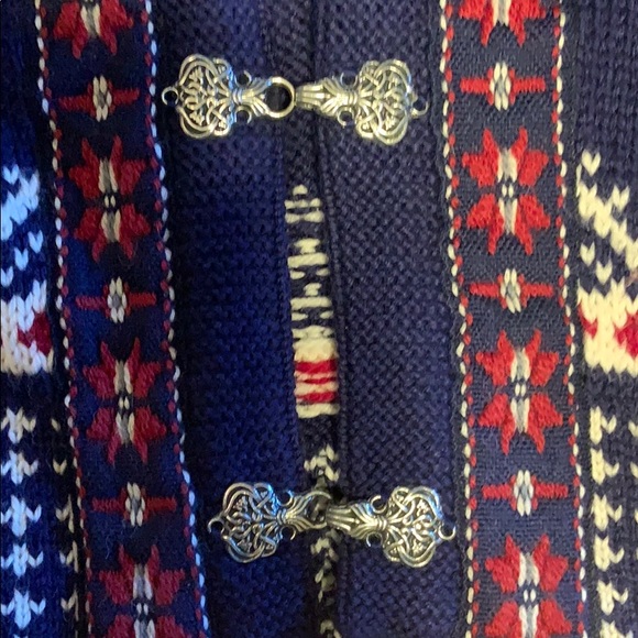 Vintage Voss Norway Pure Wool Sweater Cardigan - Picture 10 of 10